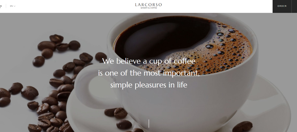 Larcorso coffee wordpress theme