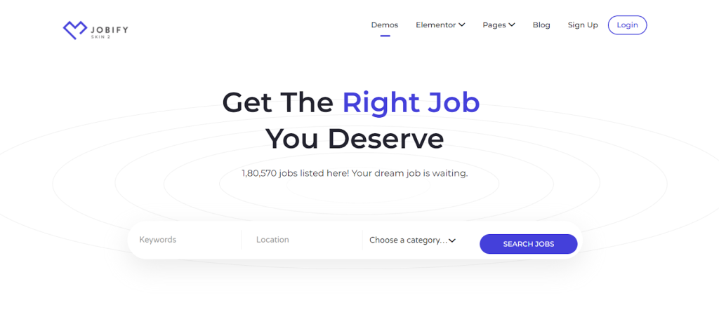 Jobify job board WordPress theme