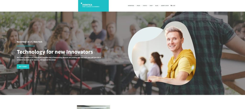 Eventica WordPress event theme