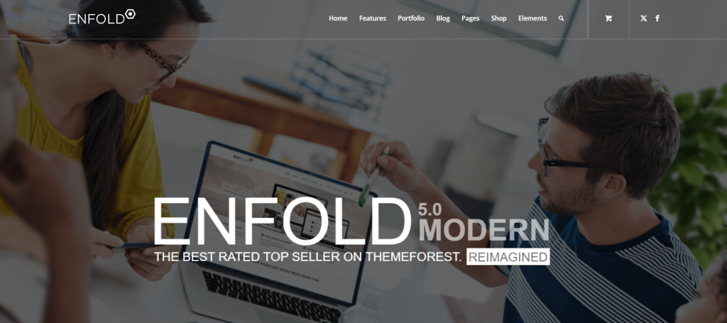 Enfold corporate WordPress theme