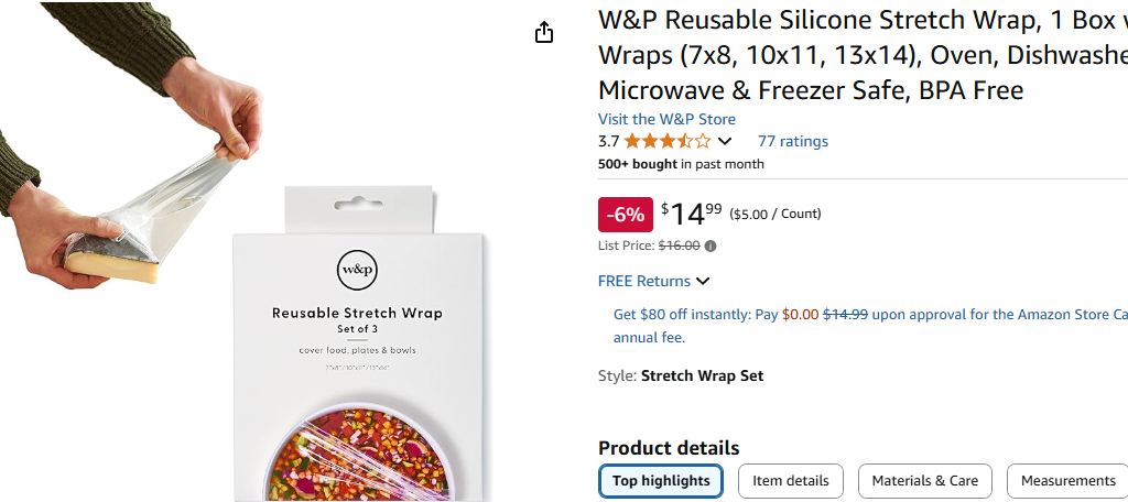 silicone Stretch Wrap