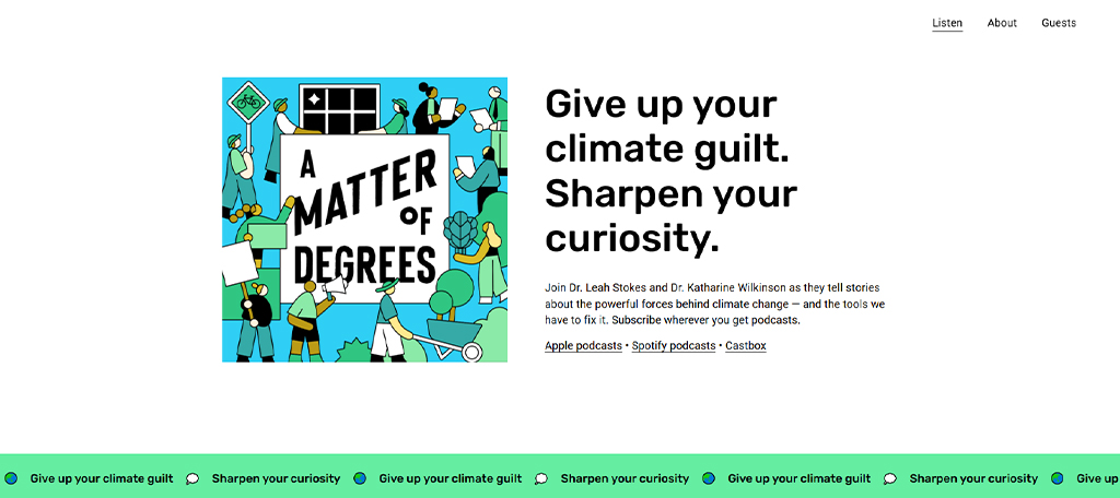 A Matter of Degrees