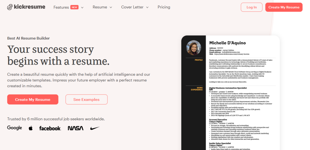 Kickresume