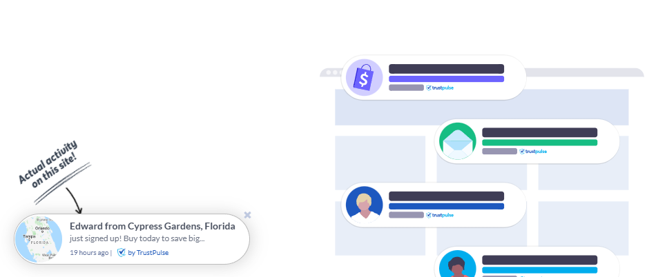 Use trustpulse to boost your lead generation on WordPress