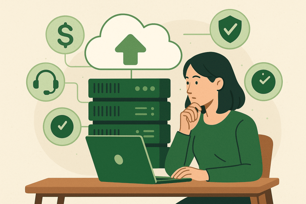Things to look for in a hosting provider