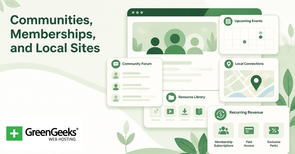 Community membership and local website ideas for recurring revenue