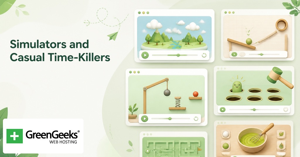Browser simulators and casual time killer websites