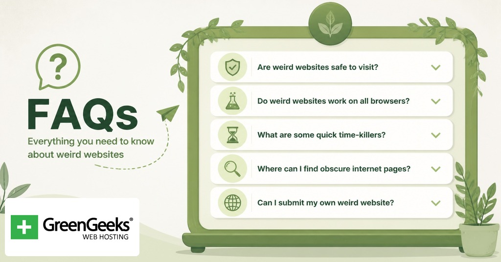 Frequently asked questions about weird websites to visit