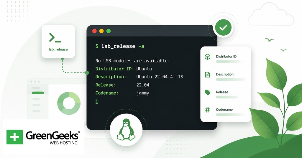 lsb_release command output for checking the Ubuntu version