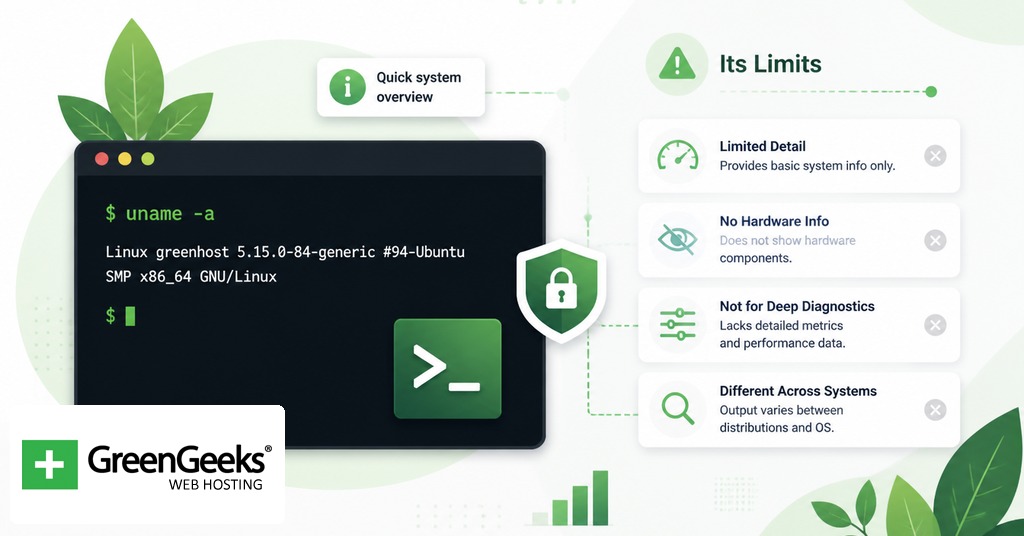uname command showing Linux kernel information and limits