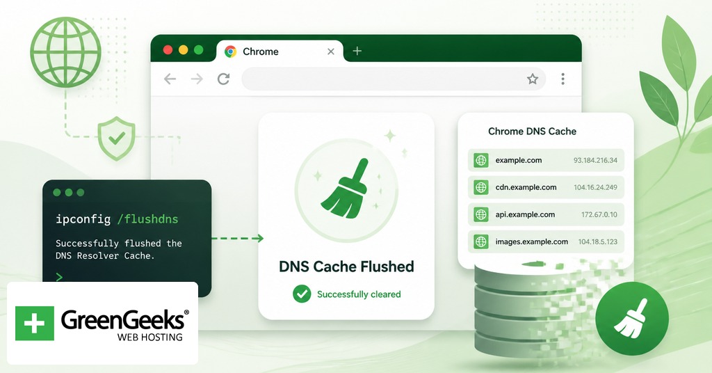 Flush Chrome internal DNS cache to resolve DNS_PROBE_FINISHED_NXDOMAIN