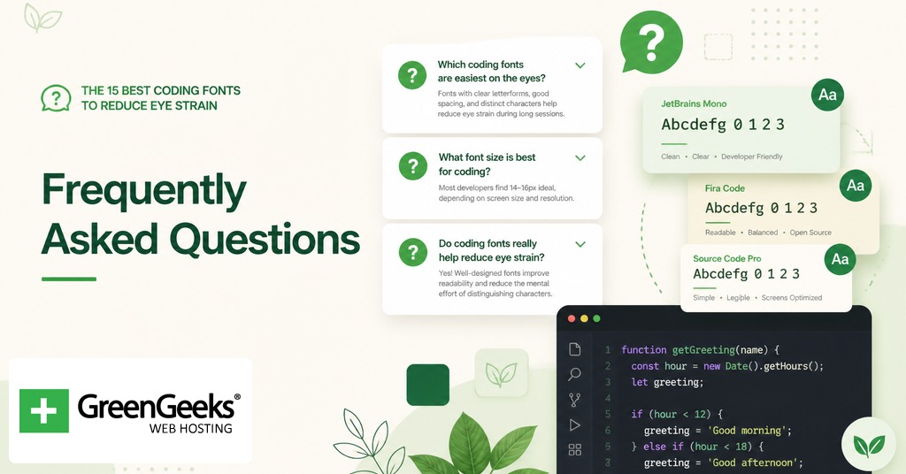 Frequently asked questions about coding fonts and eye strain