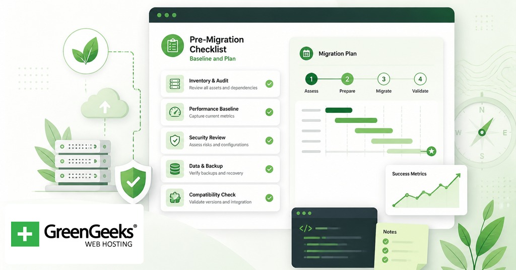 Pre-migration SEO checklist with baseline metrics URL map and crawl data