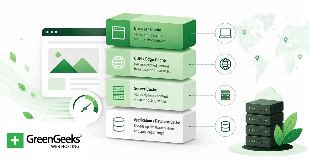 Cache Locations Across the Stack for cached data and clearing cache