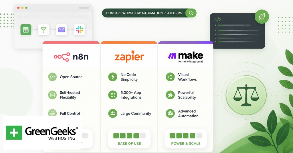 n8n, Zapier, and Make: A Comparison for n8n workflow automation