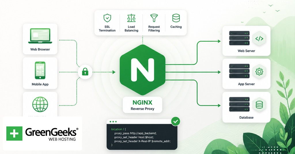 Nginx as a Reverse Proxy for Nginx web server, proxy, and load balancer
