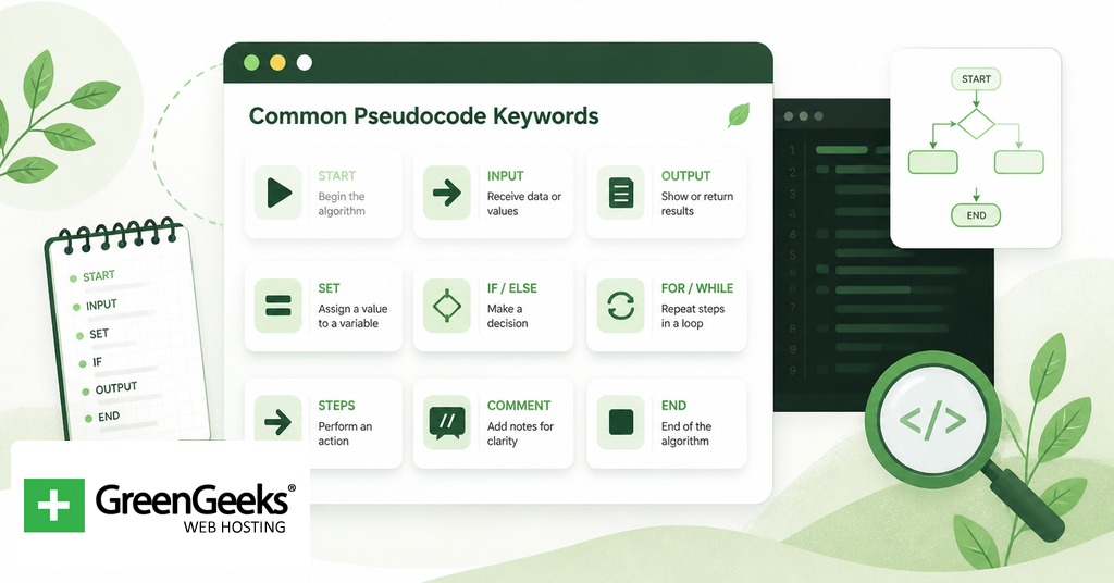Common Pseudocode Keywords for pseudocode rules and algorithm examples