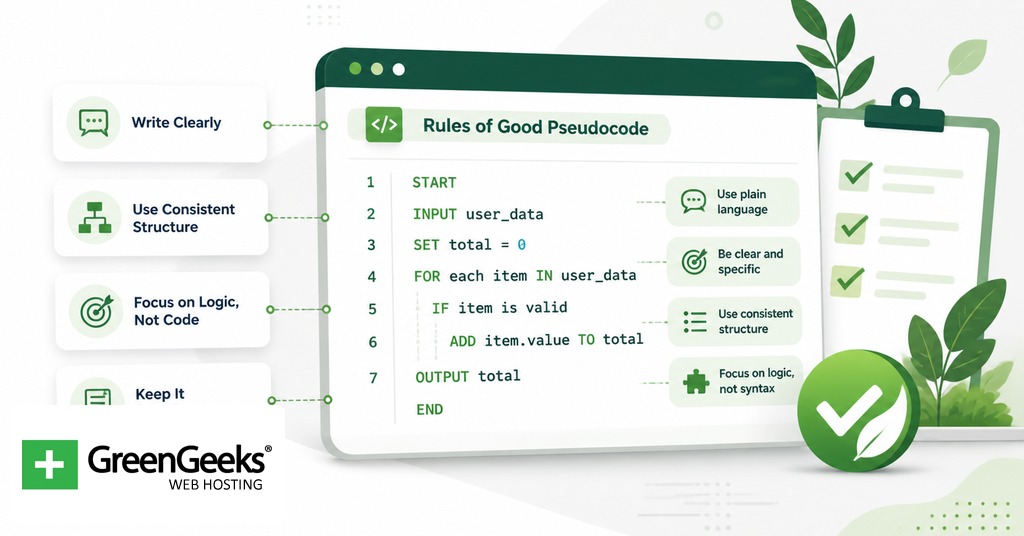 Rules of Good Pseudocode for pseudocode rules and algorithm examples