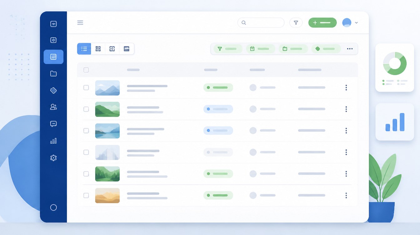 The DataViews Admin Overhaul visual for WordPress 7.0 features and AI connectors.