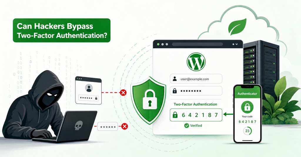 GreenGeeks illustration of can hackers bypass two-factor authentication? for two factor authentication for hosting & why it matters