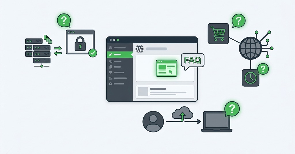 Illustration of frequently asked questions for cdn service basics
