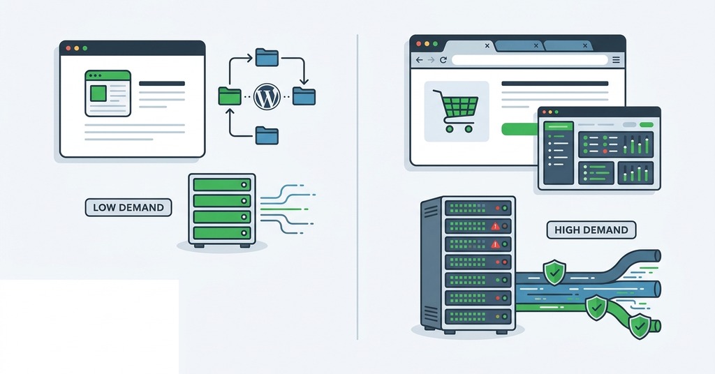 Illustration of when unlimited is fine and when it is not for cheap unlimited web hosting