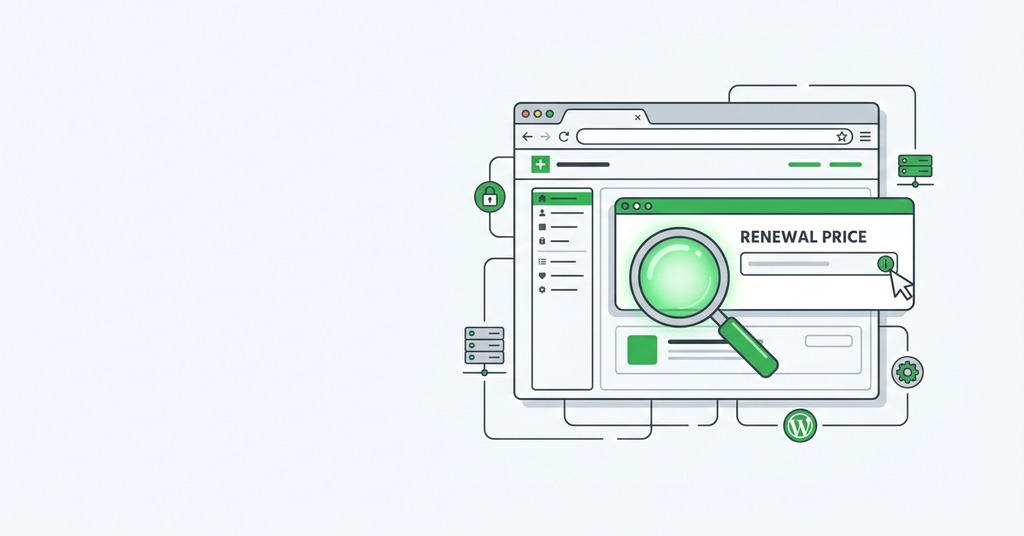 Illustration of the one number to check before you sign up for website hosting cost