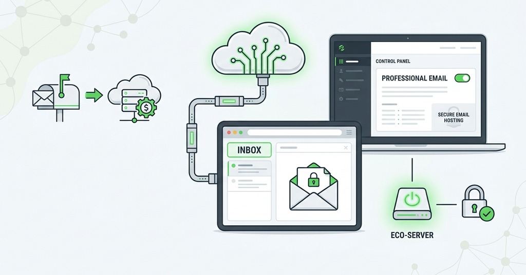 Illustration of professional email for website maintenance cost
