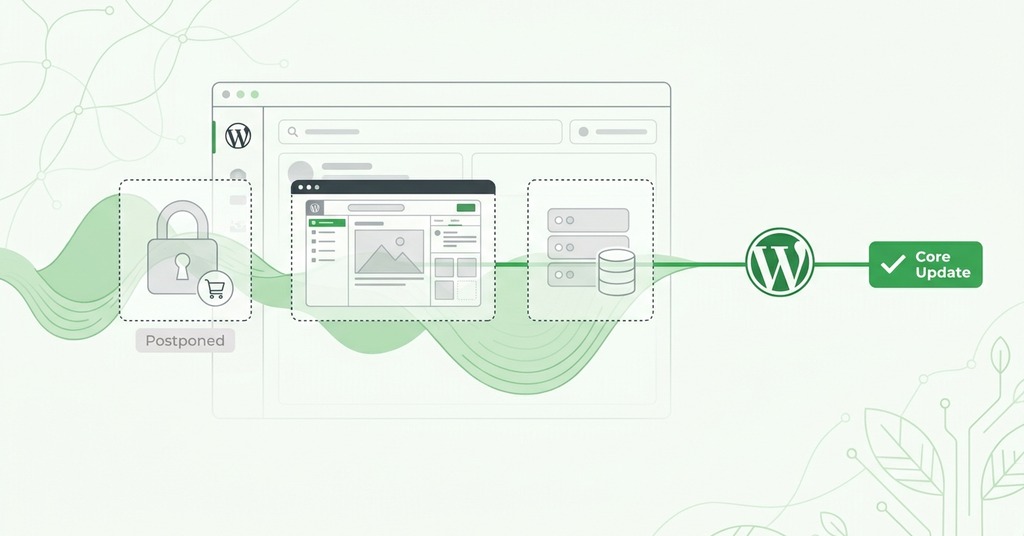 Illustration of what wordpress 7.1 did not ship for wordpress 7.1 released