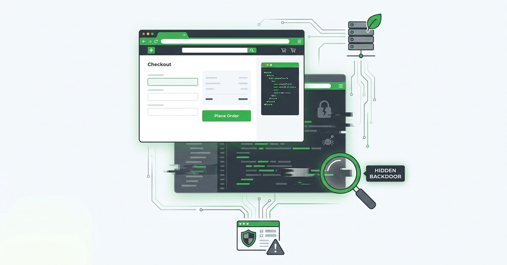 Illustration of hidden risks in generated code for ai code security