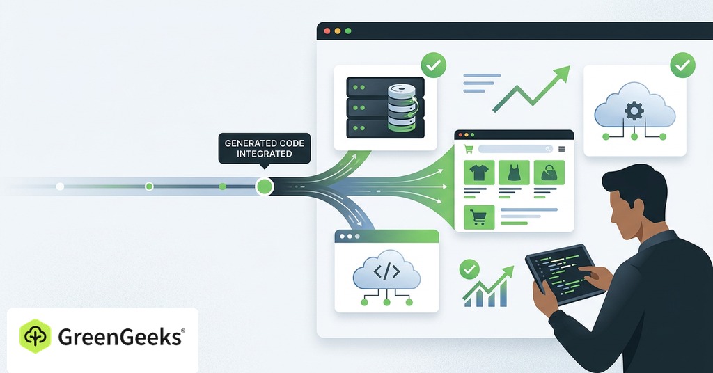 GreenGeeks illustration of the productivity case is credible for ai code security