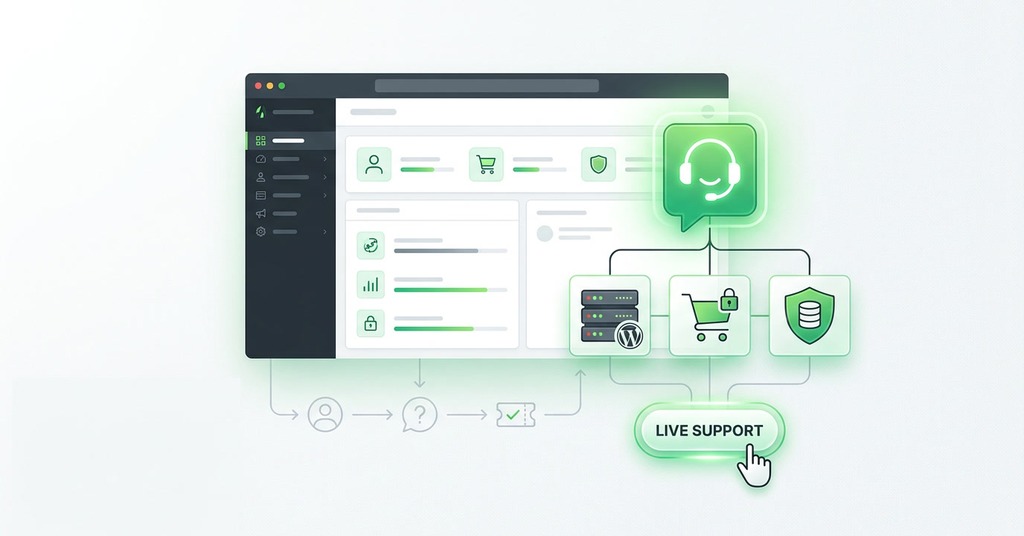 Illustration of greengeeks support as a scope example for how to choose web hosting