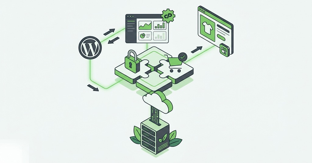 Illustration of check the minimum hosting stack for ecommerce hosting