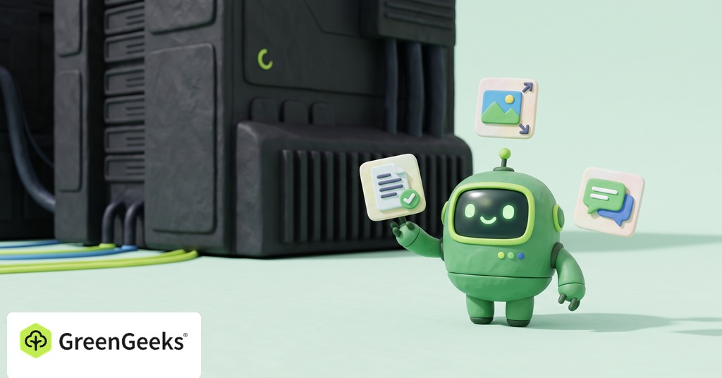 GreenGeeks editorial illustration for Why Everyday AI Tasks Don’t Always Need the Largest Models