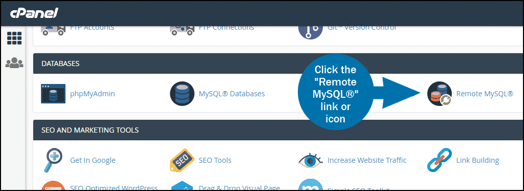 Allowing Remote Mysql Access
