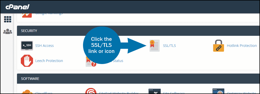 cPanel SSL CSR generation step 1