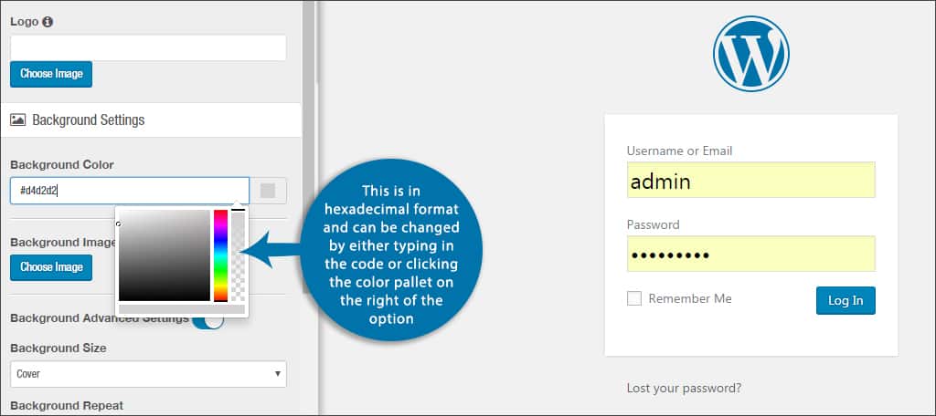 set background color