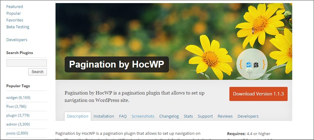 Pagination HocWP