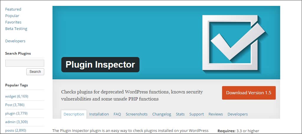 Plugin Inspector