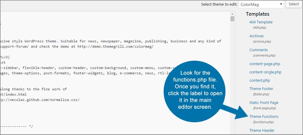 WordPress Editor Functions