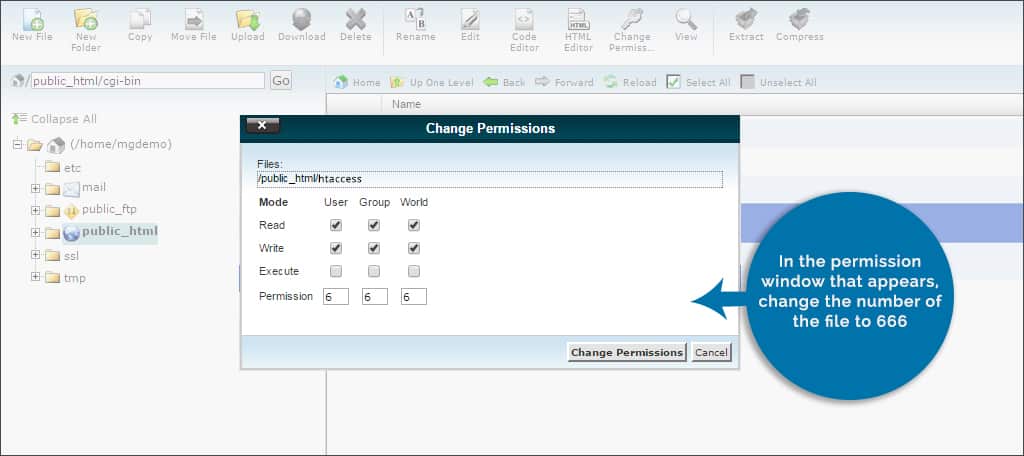 file permission number