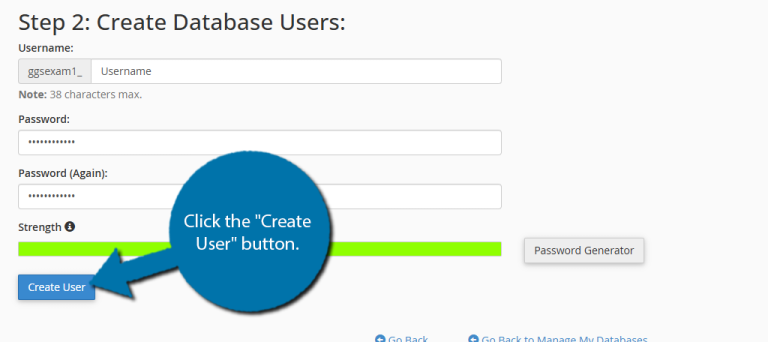 How to Create a New MySQL Database and MySQL Database User