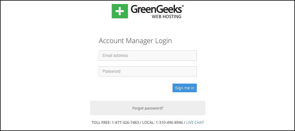 Account Manager Login GG