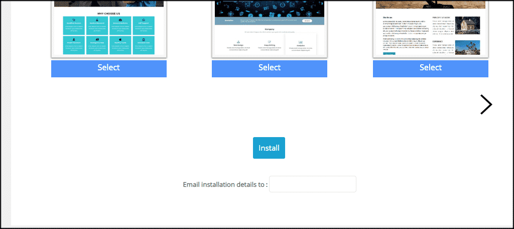 INstall wordpress using softaculous