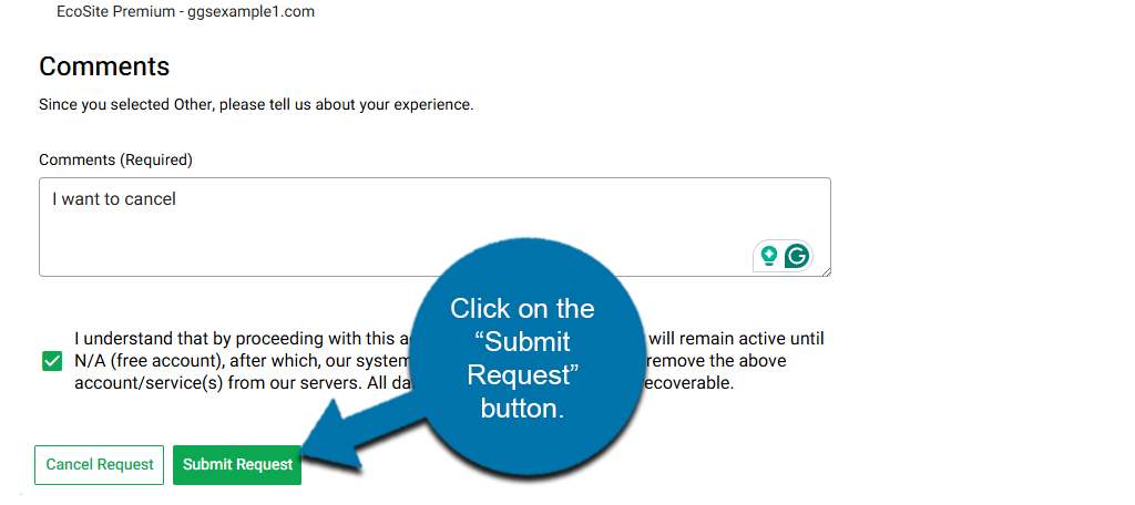 Submit Request