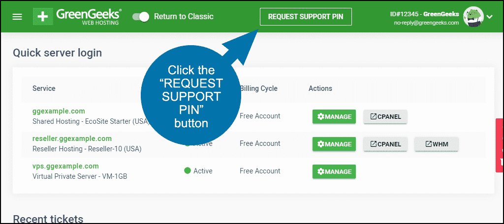 How to Generate a Support PIN