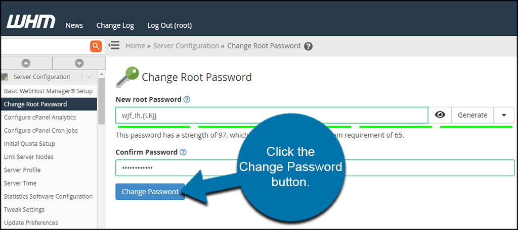 Change Password