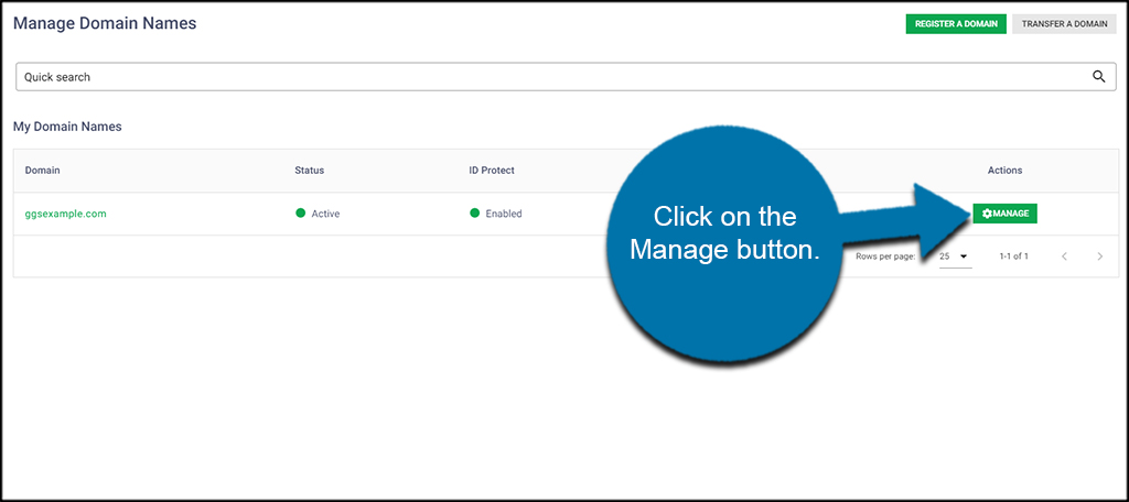 Manage Domain