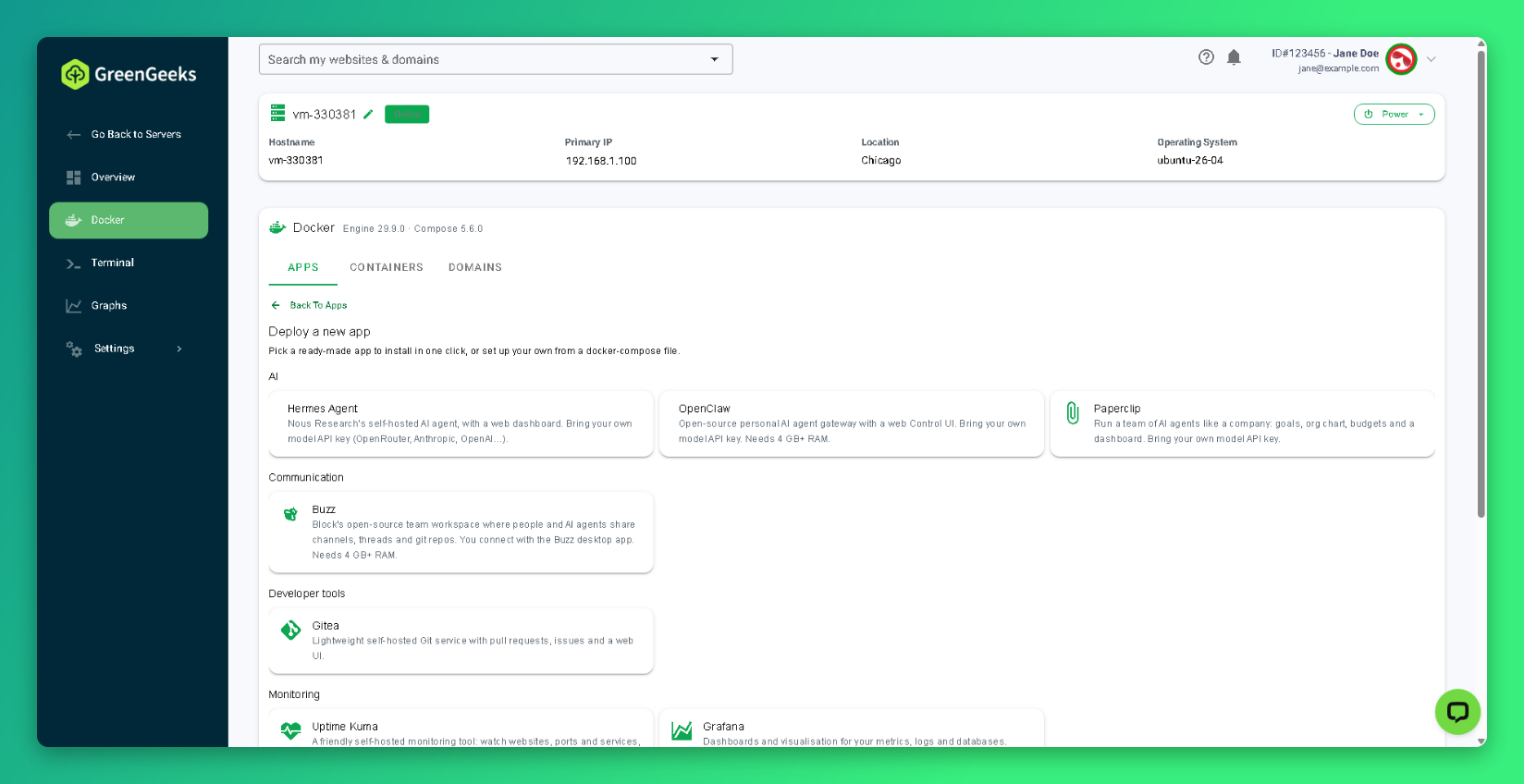 Deploy a new app catalog