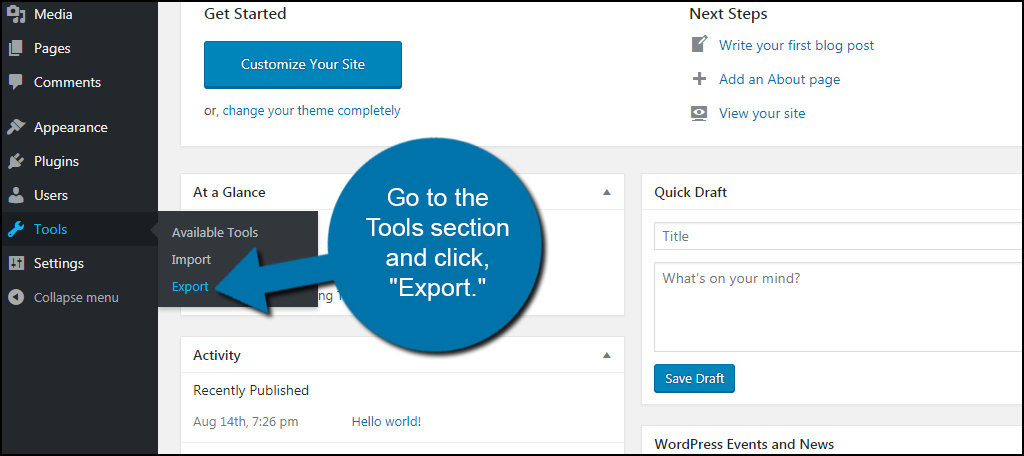 Export Tool